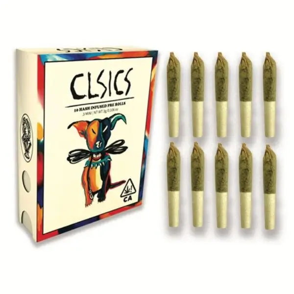 10 Pack - .3g Hash Infused Pre Rolls 3g Hash Infused Pre Rolls