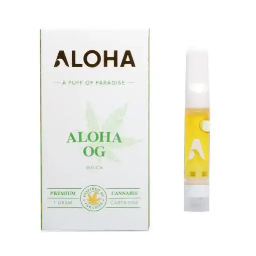 Aloha OG 1G Vape Cartridge (1) Aloha OG 1G Vape