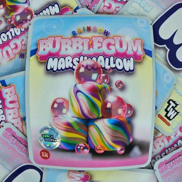 Bubblegum Rainbow MARSHMALLOW (1) Bubblegum Rainbow