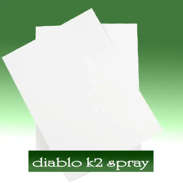 Diablo k2 spray on paper (1) Diablo k2 spray on paper