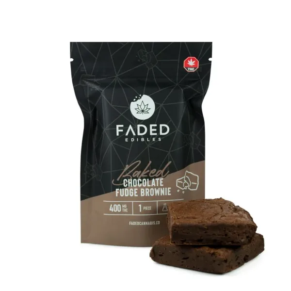 Faded Cannabis - THC Chocolate Fudge Brownie Faded Cannabis THC Chocolate Fudge Brownie