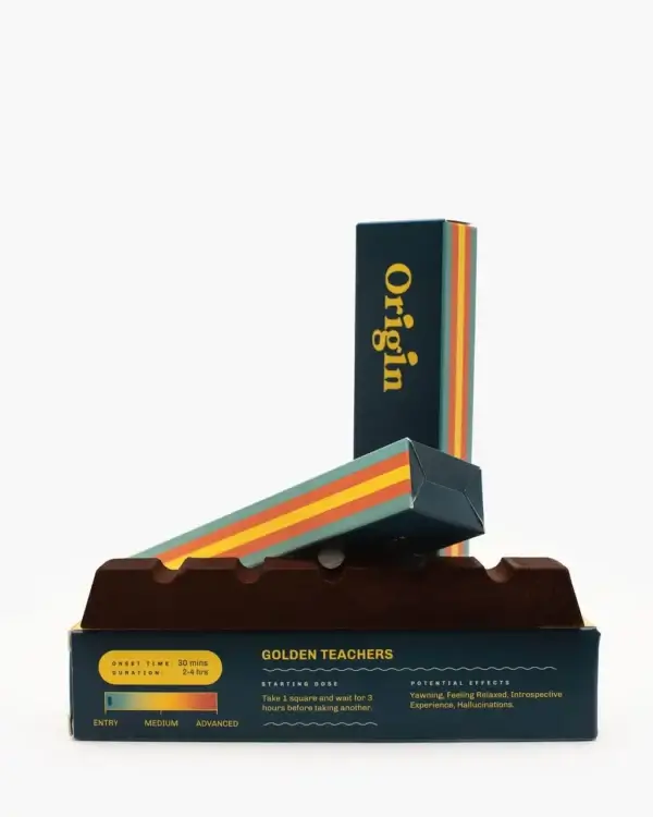 Golden Teacher Psychedelic Chocolate Bar (1) Golden Teacher Chocolate Bar