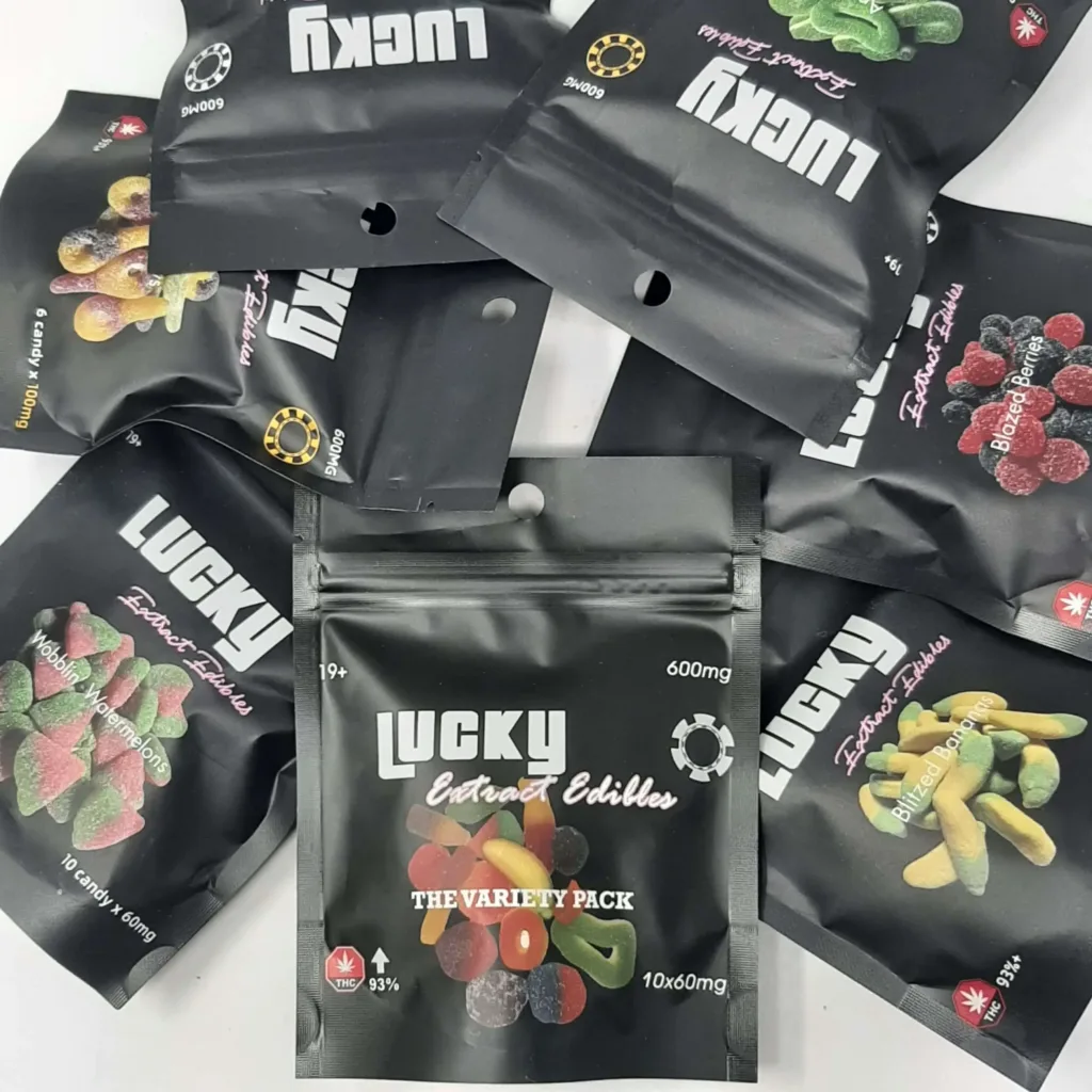 Lucky Extract 600MG THC Edibles \u2013 Multiple Flavours Available