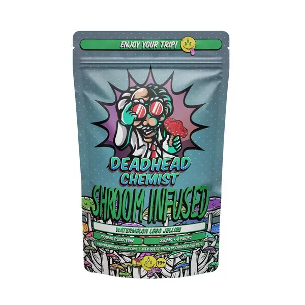 Mushroom Jelly Deadhead Chemist - 1000MG - Watermelon (1) Mushroom Jelly Deadhead Chemist - 1000MG - Watermelon